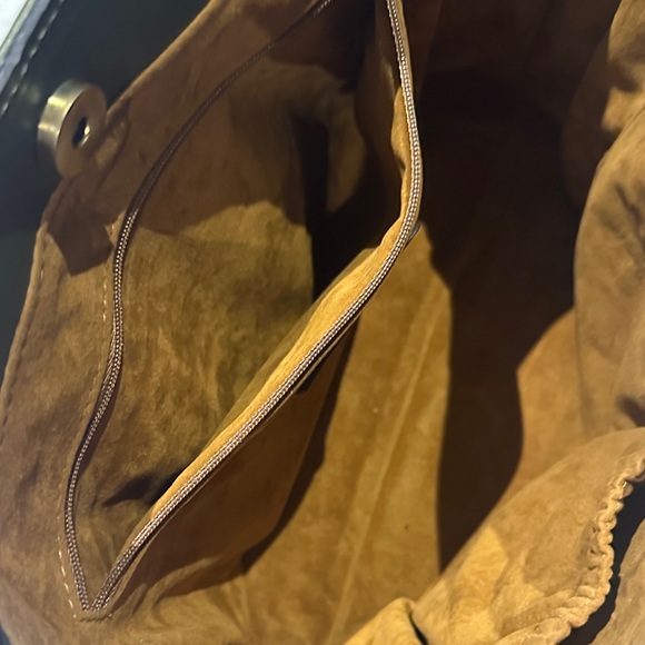 Patricia Nash Olive Green Quilted Tote - Picture 4 of 7